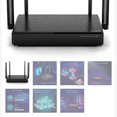 Modem / Router WiFi 6 Rock Space AX1800 Chính Hãng, 4 ăng ten, chuẩn WIFI6 tốc độ cao, phủ sóng rộng (P133928)