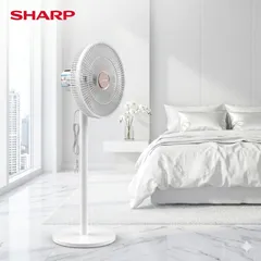 Quạt cây AI thông minh 15 cánh hãng SHARP PJ‑CD203, công suất 40w, tạo ion âm, ngăn chứa tinh dầu (P132046)