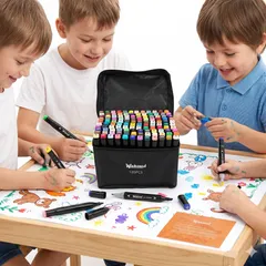 Bộ 120 Bút Màu hãng Wakoud Art Maker (kèm túi vải) (P131333)