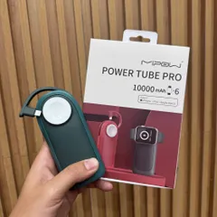 Pin dự phòng MiPOW Power Tube Pro 10000mAh, Liền cáp Lightning có MFI, sạc nhanh 20W,sạc Apple watch (P129689)