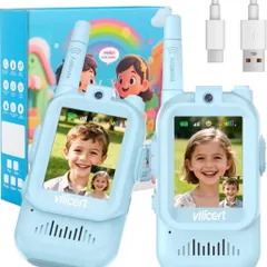 2 chiếc Bộ đàm Video Call trẻ em YUSSBCU – Video Walkie Talkie ( hàng Amazon ) (P120257)