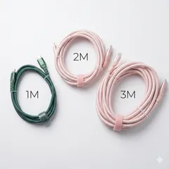 Dây cáp sạc nhanh iPhone dài 2M 3M chân Lightning C to L chuẩn MFI hãng DRAPOW CF23 (P113847)