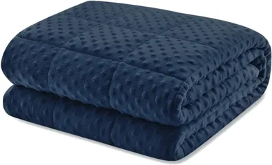 Chăn trọng lực đơn Bedsure (Canada),vỏ nhung, ruột chăn rời, mã X002HYM9RP, KT 104x152cm nặng 4.6kg (P106423)