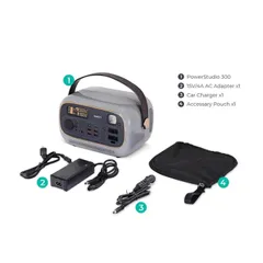 Trạm sạc 82.500mAh hãng Aukey PS-RE03 P ( Đức) Power Studio 300 (P73)