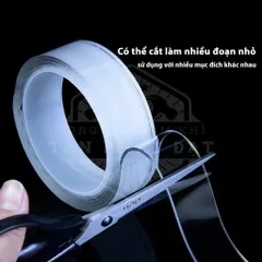 Băng dính 2 mặt siêu dính cuộn dài 3 mét