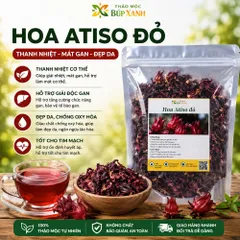 Atiso đỏ khô 1kg trà atiso sấy khô, ngâm đường, làm mứt, pha trà Thảo Mộc Búp Xanh