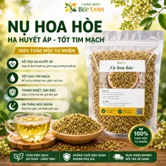 Trà Hoa Hòe Sao Vàng thơm 1kg hoa hòe nguyên chất hỗ trợ giảm huyết áp, tốt cho tim mạch Thảo Mộc Búp Xanh