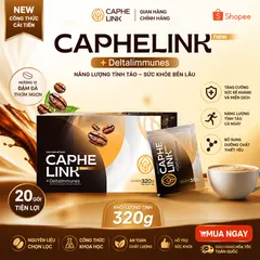 Caphelink New Cà Phê Sức Khỏe Hòa Tan Hỗ Trợ Tỉnh Táo Tăng Đề Kháng Hộp Chính Hãng 824345