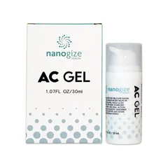 Gel hỗ trợ giảm mụn, mờ thâm Nanogize AC Gel 2% BHA 10ml/ 30ml - Nhập khẩu chính hãng Mỹ