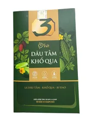 Trà Dâu Tằm Khổ Qua Mộc Tâm Hộp 30 Túi Lọc Trà Thảo Mộc Tự Nhiên Thanh Mát Dễ Uống
