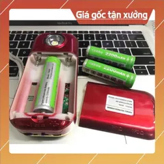 Loa FM/Thẻ Nhớ/USB/Nghe Kinh Phật BKK K39 Có Đèn Pin, 3 Pin Siêu Trâu