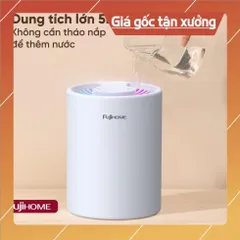 Máy phun sương tạo ẩm xông tinh dầu 5 Lít  FUJIHOME HM05A, máy khuếch tán tinh dầu mini gia đình phòng khách ngủ