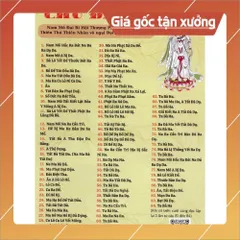 TO999 tờ chú Chú Đại Bi- Dược Sư Quán Dành Chơn Ngôn 2 mặt plastic siêu đẹp