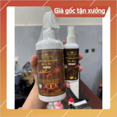 NƯỚC LAU BÀN THỜ HƯƠNG QUẾ TÀI LỘC 500ML - TẶNG CHAI XỊT NHỎ CỰC THƠM HK36