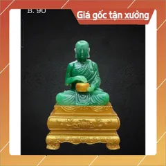 TÔN TƯỢNG THÁNH TĂNG SIVALY KÈM ĐẾ CAO CẤP NGỒI 20CM COMPOSITE