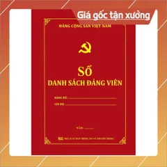 SỔ DANH SÁCH ĐẢNG VIÊN (Mẫu 7-HSĐV) có hoả tốc