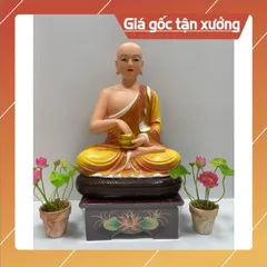 Tượng Ngài Thánh Tăng Sivali poly cao 20cm - 30cm - 40cm có hoả tốc