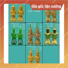 Cặp tượng chư thiên cao 16cm nhiều mã trên hình