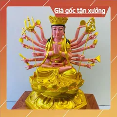 Tượng Chuẩn Đề Ngồi Cao 30 cm. có hoả tốc