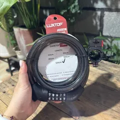 Khoá số dây cáp xe Luxtop 5 số 120cm ( Chính Hãng )