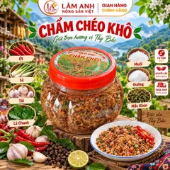 Chẩm Chéo Khô Tây Bắc, Gia Vị Chấm Đặc Sản Dân Tộc Thái (250G) Chấm Hoa Quả, Thịt Cá, Ướp Đồ Nướng, Sốt Chấm Thơm Ngon