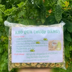 1Kg Mướp Đắng Rừng (Khổ Qua) Thái Lát Khô Sao Vàng Hạ Thổ, Pha Trà Thanh Mát, Hỗ Trợ Giải Nhiệt, Ổn Định Đường Cơ Thể