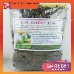 1Kg Lá Diếp Cá (Sao vàng hạ thổ, khô, thơm)