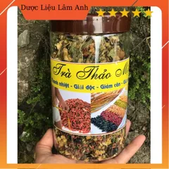 Trà hoa ngũ cốc gạo lứt đậu đen hoa nhài cỏ ngọt hoa hoè thảo quyết minh
