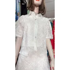 Áo ren siêu đẹp Size SML mặc đẹp Giá 220k Hàng có sẵn giao ngay L Màu trắng