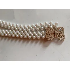 Dây thắt lưng kim cương giả, Dây thắt lưng mỏng co giãn dành cho nữ, Dây rút đơn giản thanh lịch thời trang dành cho nữ