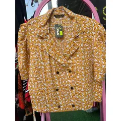 Áo cổ vest Chất liệu mango đẹp Giá 160k