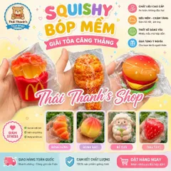 Squishy Bánh Mì và Khoai Tây Chiên vui nhộn