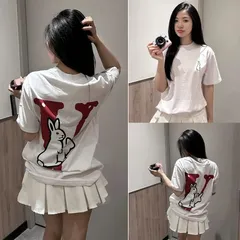 Áo thun form rộng lỡ tay VLONE RABBIT Full Tag Universe Hàng Cao Cấp Form Unisex 100% Cotton co dãn 2 chiều from rộng