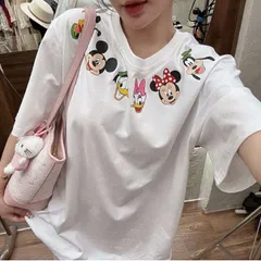 Áo thun form rộng Unisex Oversize Họa Tiết Mickey & Friends Disney , Chất Cotton Mềm Mịn, Áo Phông Nữ Nam Hot Trend 202