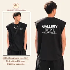Áo Tanktop Nam nữ The Wild Gallery Dept  Cotton 4 Chiều Unisex