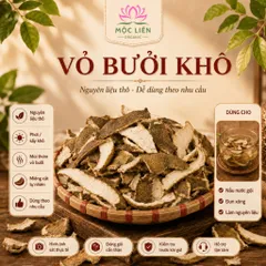 Vỏ bưởi khô 500g – nguyên liệu thô, phơi nắng tự nhiên, nên rửa trước khi dùng