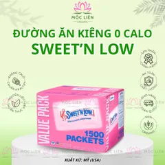[Date 2027] ĐƯỜNG SWEET'N LOW ăn kiêng Không Calo – tiểu đường, eat clean, keto