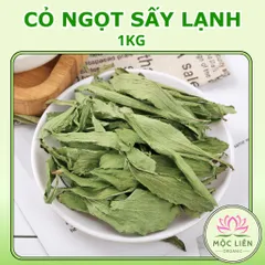 Cỏ Ngọt Khô Nguyên Lá Sấy Lạnh 1kg - Lá Chọn Lọc Sạch, Thơm Không Vụn – Mộc Liên Organic