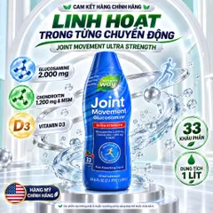 [HÀNG MỸ] Siro Bổ Khớp Nature's Way Joint Movement Glucosamine Dạng Nước 1000ml