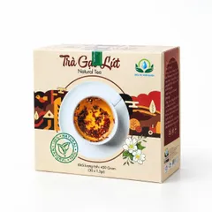 Trà Gạo Lứt Đỏ, Gạo Lứt Tím Hộp 30 Túi Nilon Siêu Thị Thiên Nhiên