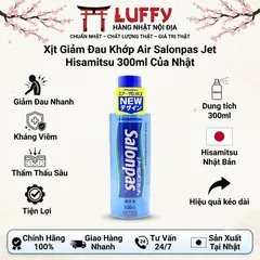 Chai Xịt Giảm Đau Salonpas Nhật Bản Cho Người Tập Thể Thao - Giảm Đau, Kháng Viêm Do Căng Cơ, Bong Gân 