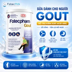 Sữa Bột Fotechpham Việt Nam Dinh Dưỡng Hỗ Trợ Ổn Định Axit Uric Bảo Vệ Xương Khớp 400G Fotecmilk