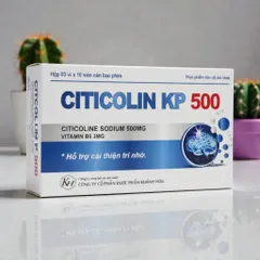 Citicol in Kp 500 Citicoli n 500mg + vitamin B6 giúp bổ não cải thiện trí nhớ Hộp 30 viên