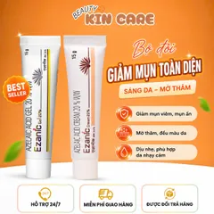 Gel Azelaic Acid 20% Ezanic - Hỗ Trợ Giảm Mụn, Mờ Thâm Hiệu Quả, Dưỡng Ẩm Da Dầu 15g