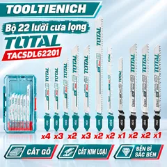 BỘ 22 LƯỠI CƯA LỌNG TOTAL TACSDL62201 – CẮT GỖ & KIM LOẠI