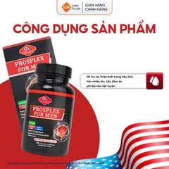 [Date T4.2027] Viên uống hỗ trợ tiền liệt tuyến Olympian Labs Prosplex For Men tăng cường sinh lý nam - Hộp 30 viên