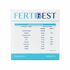 Fertibest Hộp 30 Gói, Bổ Tinh Trùng, Hỗ Trợ Sức Khoẻ Và Sinh Lý Nam Giới, Tăng Thụ Thai