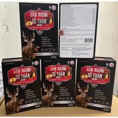 (Hiệu quả tốt) Sâm Nhung Bổ Thận NEW dùng cho Nam Nữ – Hỗ Trợ Thận Hư, Thận Yếu, Tăng Cường Sinh Lý – Hộp 30 và 60 viên