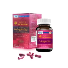 Viên Uống Quốc Sắc Thiên Hương Collagen Plus - Bổ Sung Collagen, Giảm Lão Hóa (Hộp 60 Viên) Date 16/02/2027