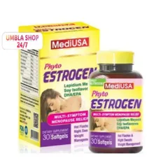MediUSA Phyto Estrogen ( HỘP 30 viên  ) Cải thiện nội tiết tố nữ, sinh lý nữ.Giảm biểu hiện khó chịu